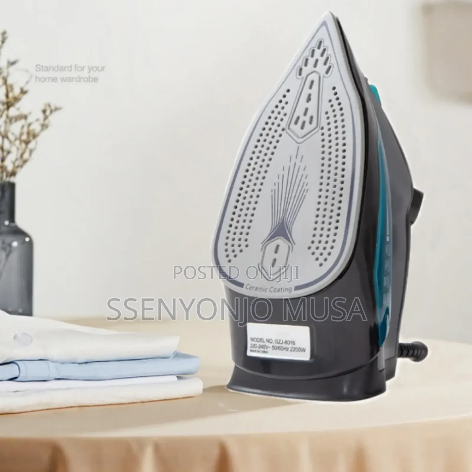 Winning Star St-6101 Professional 2200w Steam Iron – Ceramic Soleplate