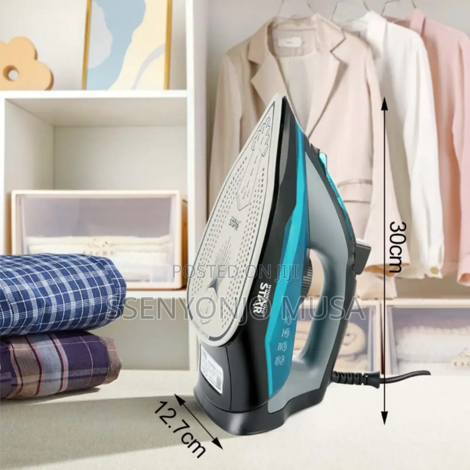 Winning Star St-6101 Professional 2200w Steam Iron – Ceramic Soleplate
