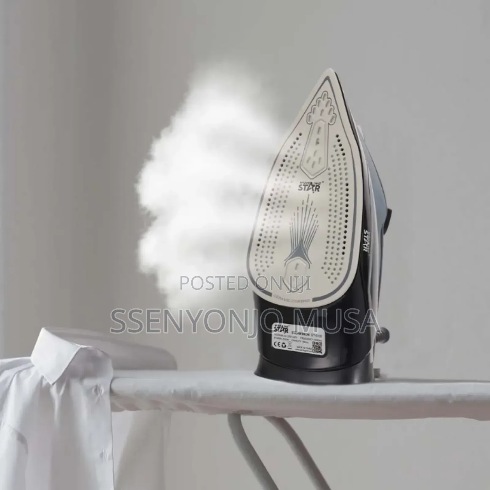 Winning Star St-6101 Professional 2200w Steam Iron – Ceramic Soleplate