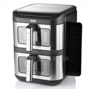 Raf 2800w Dual Basket Air Fryer – 6l + 6l, Touch Screen, 360° Air -