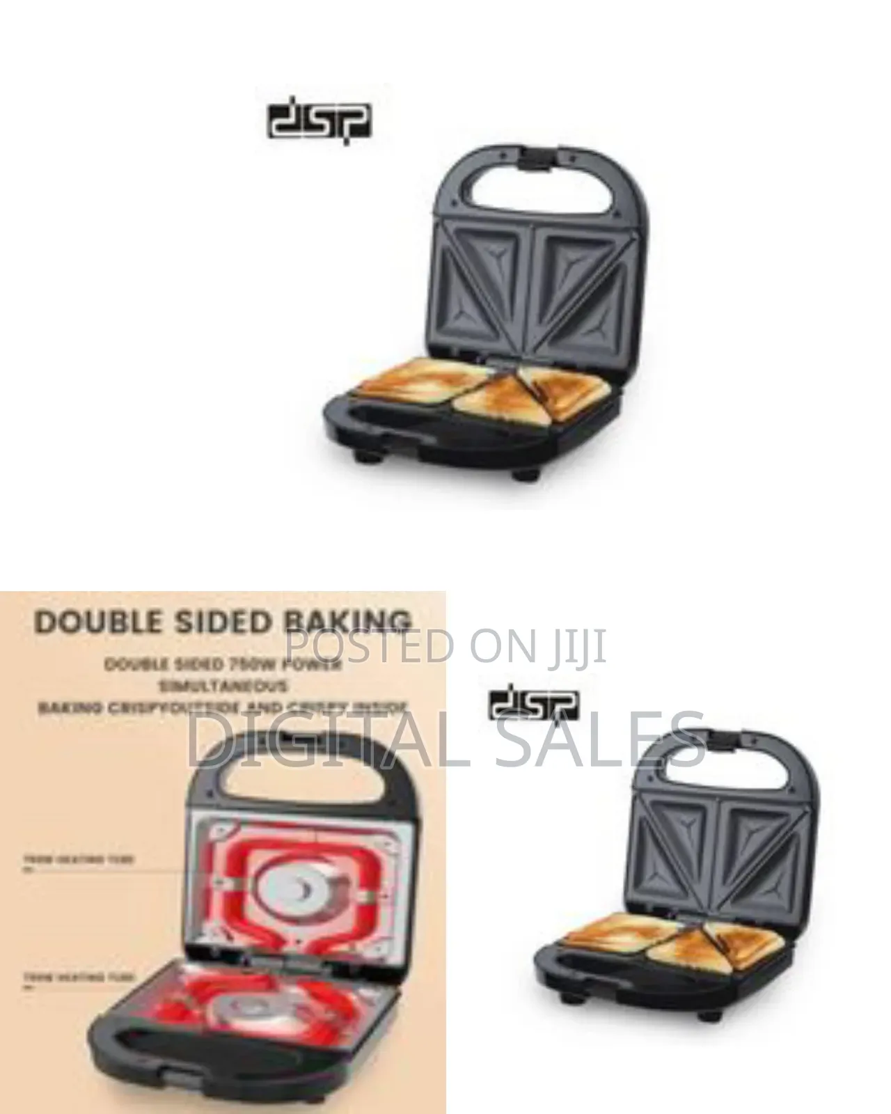 DSP Sandwich Makers Non-Stick Coating