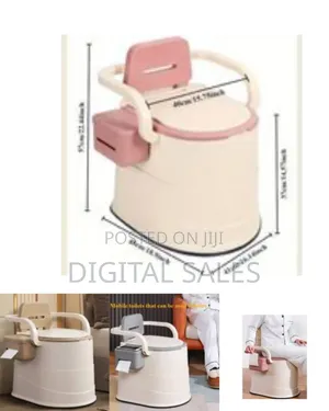 Movable Mobile Toilet,Compact Portable Toilet Potty Loo,With