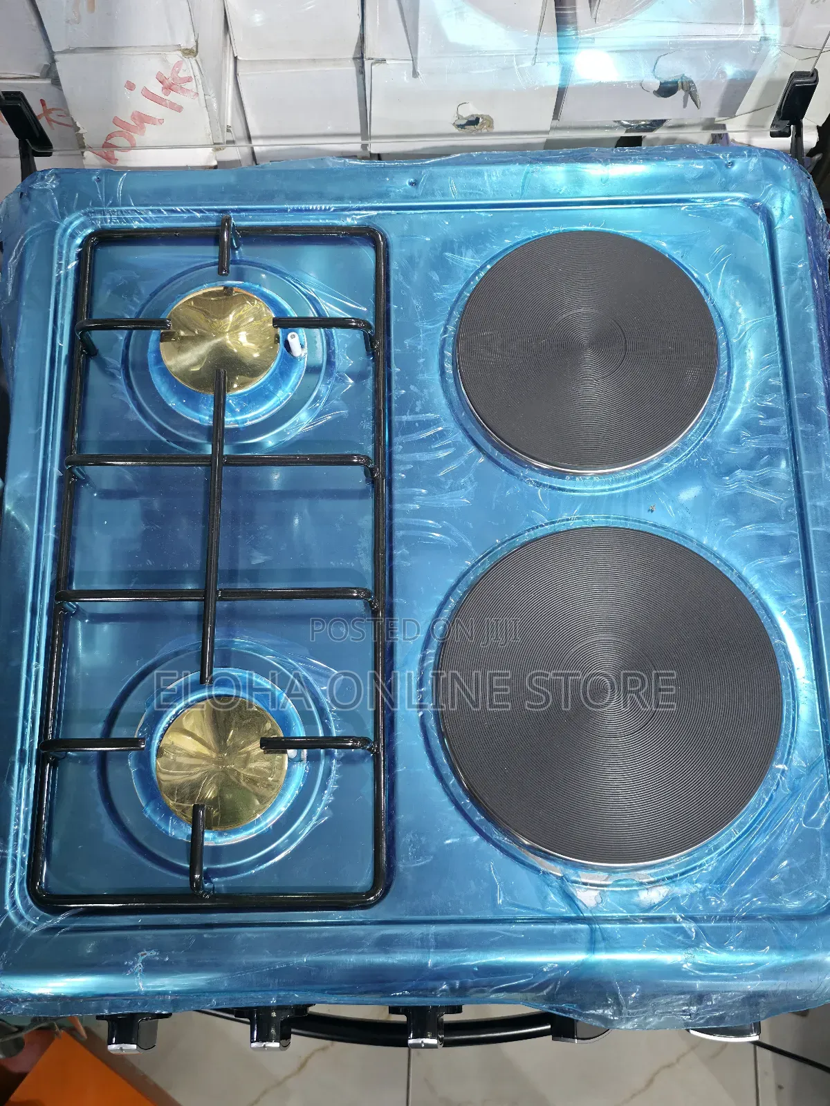 Winning Star Electric Cooker With Gas Burners