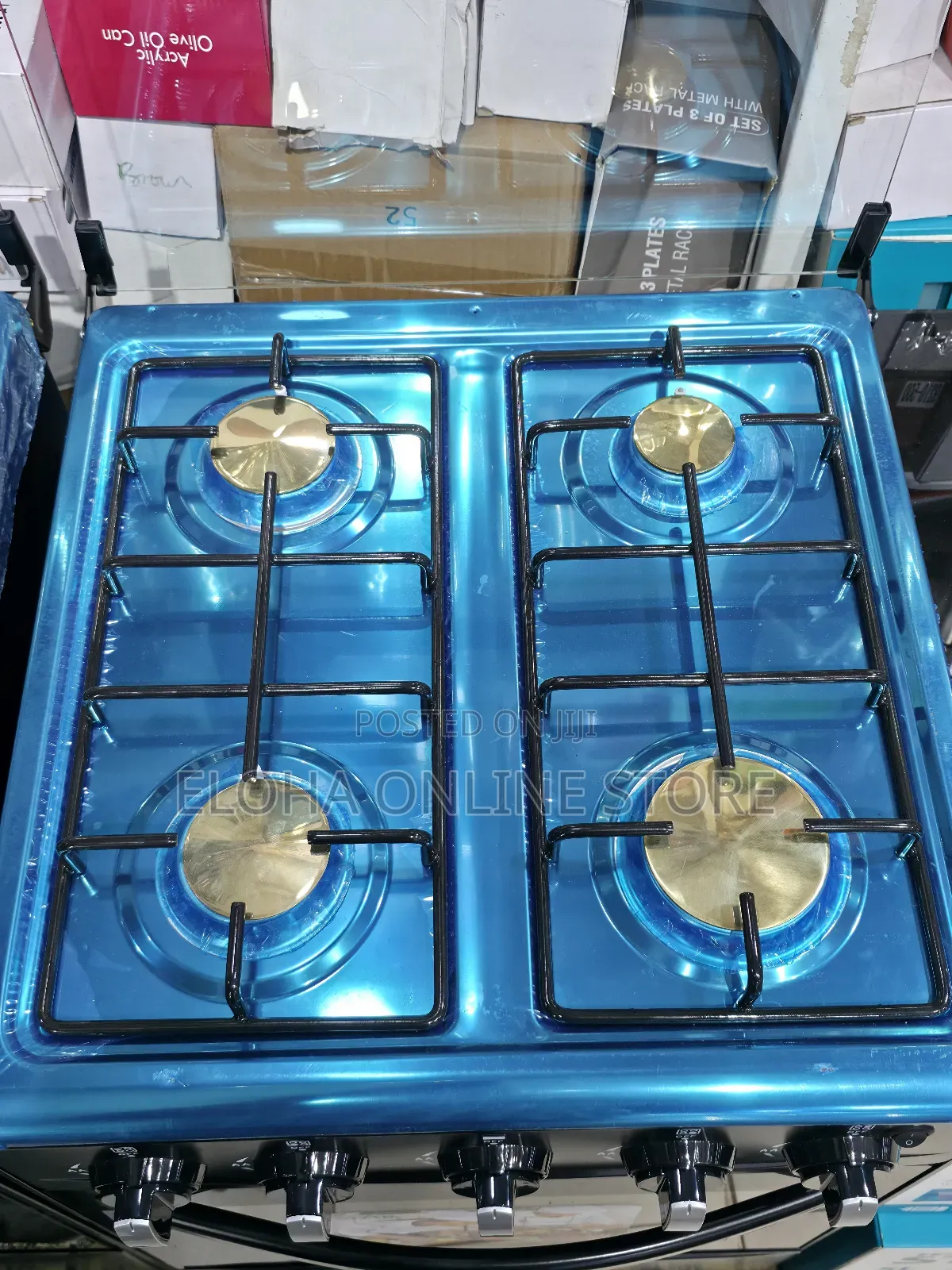 Winning Star 4-Burner Gas Stove With an Oven