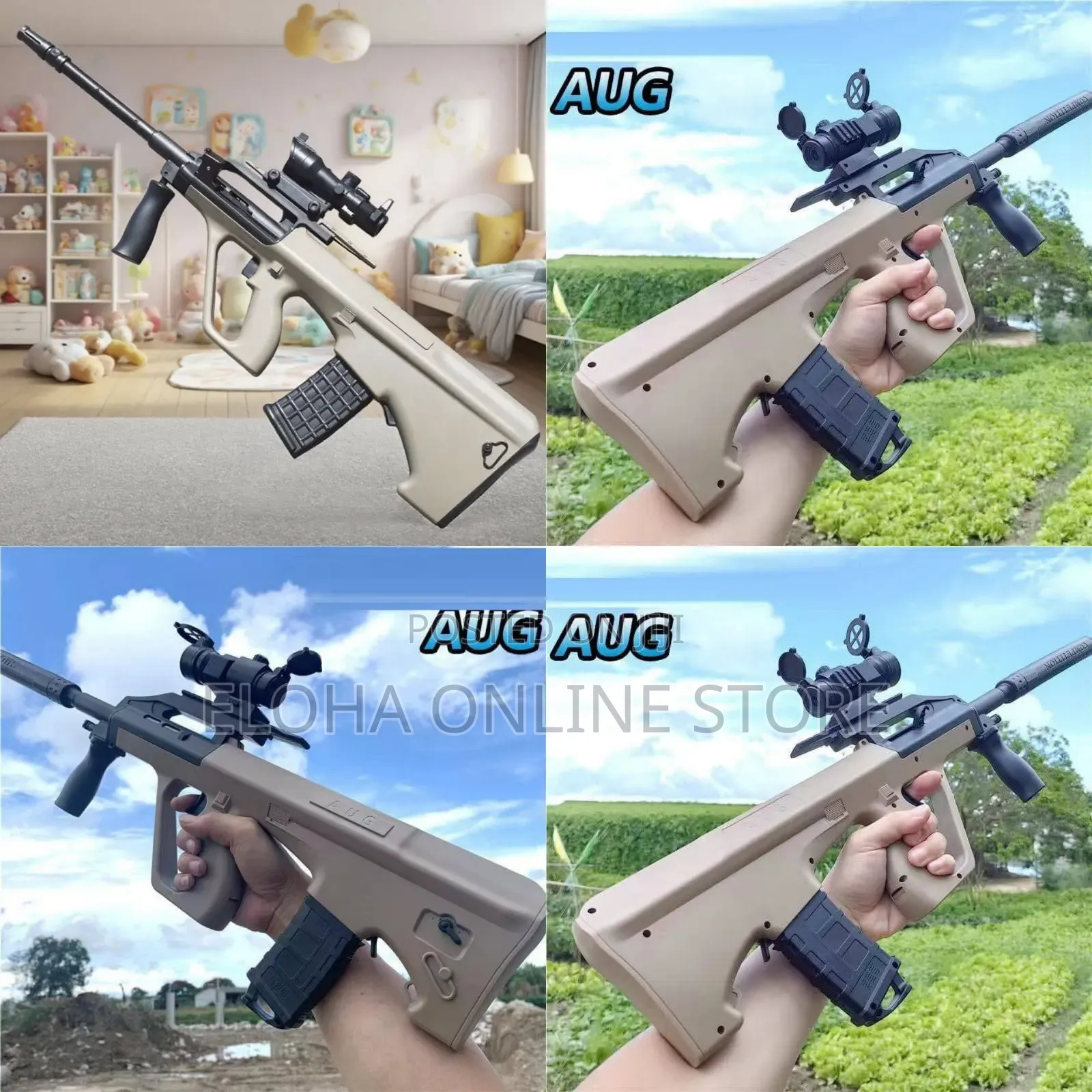 Kids Pugb Steyr Aug Bullpup Assault Rifle