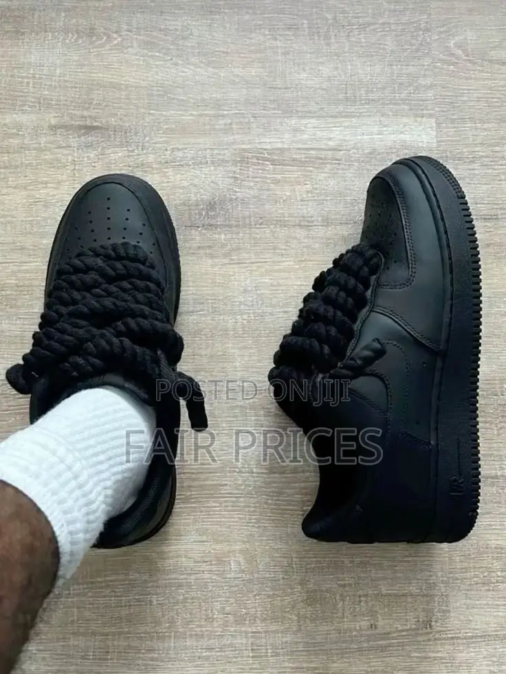 Black and White Airforces Avialable in All Laces Size 37-45