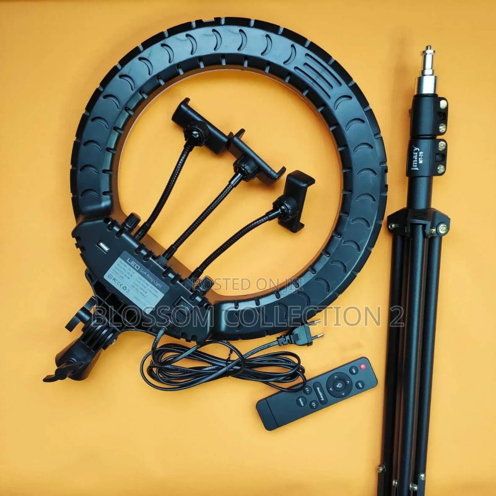 14 Inch Led Ringlight Kit, Phone Holder Adjustable Color Temperature