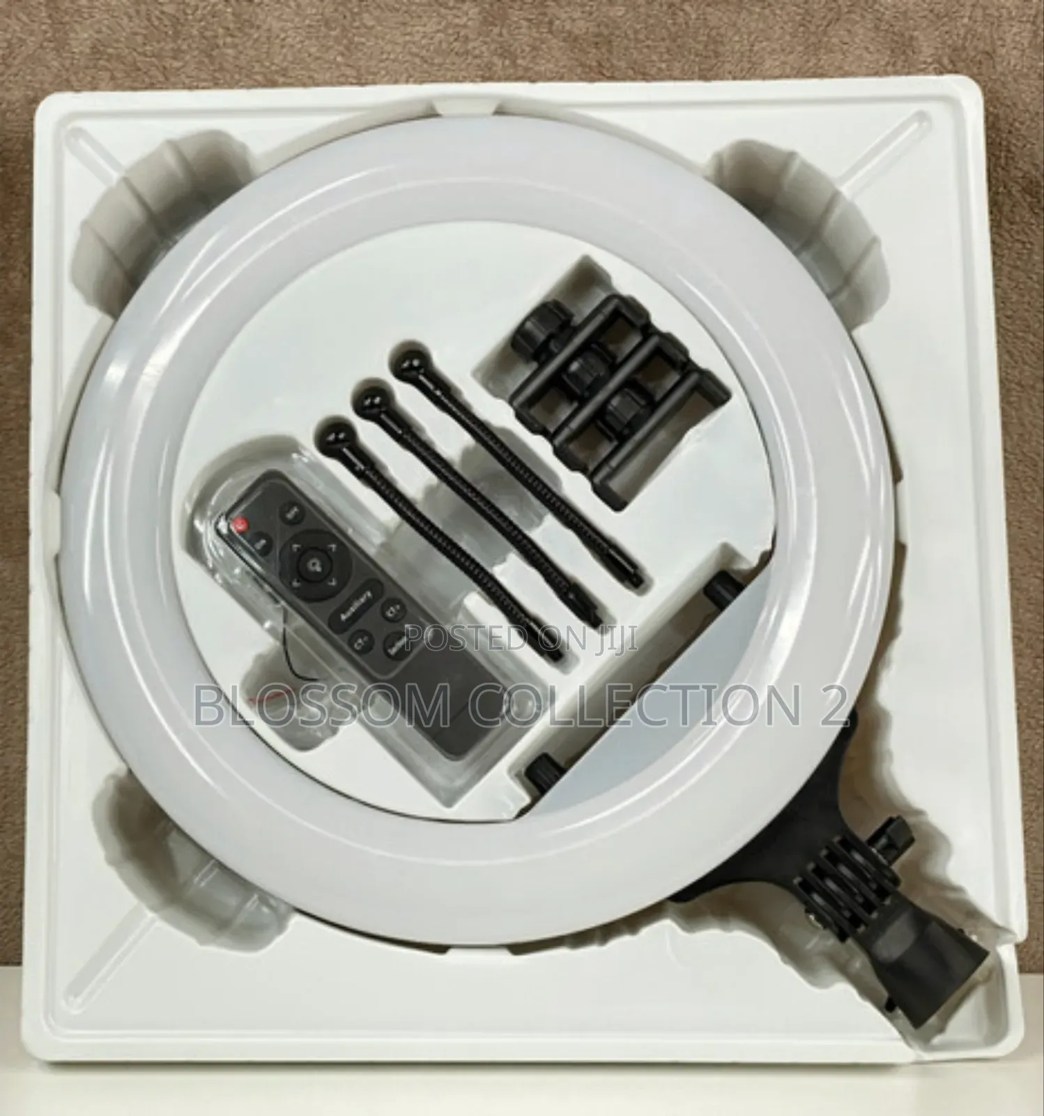 14 Inch Led Ringlight Kit, Phone Holder Adjustable Color Temperature