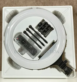 14 Inch Led Ringlight Kit, Phone Holder Adjustable Color Temperature