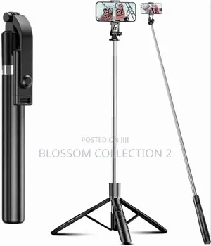 R1-L Portable Selfie Stick With 3 Legs Tripod Stand, Bluetooth 100cm