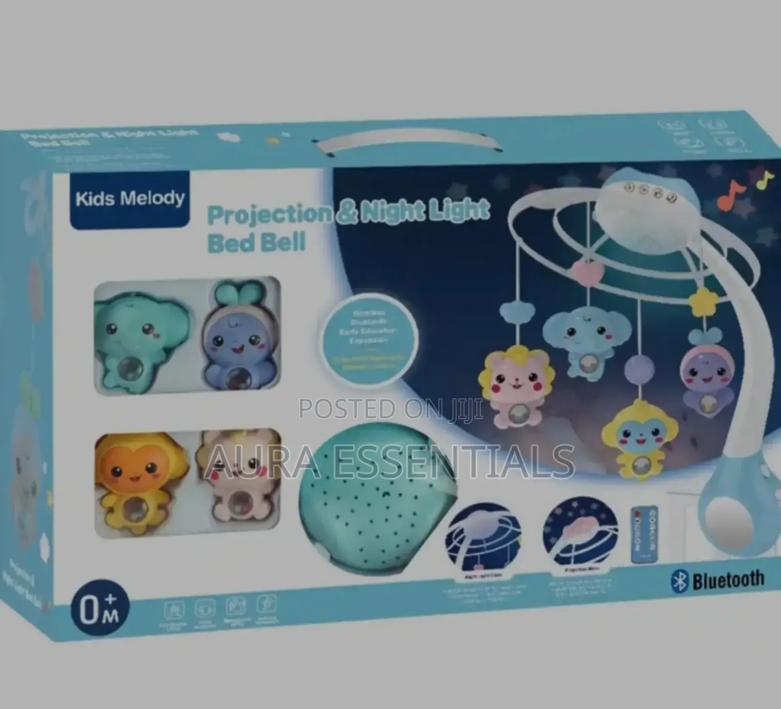 Kids Baby Bluetooth Projection Bedbell