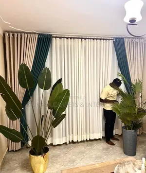 Minimalist Solid Color Curtain
