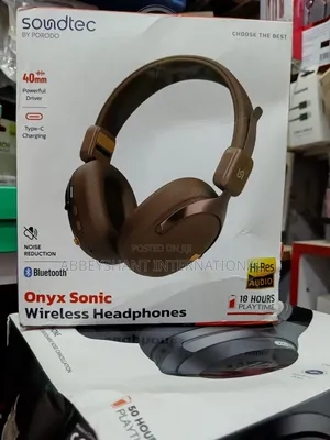 Sonic Wireless Headphones Bluetooth Soundtec Headphones