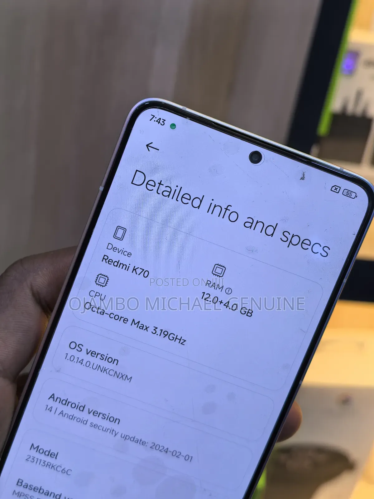 Xiaomi Redmi K70 256 GB Silver