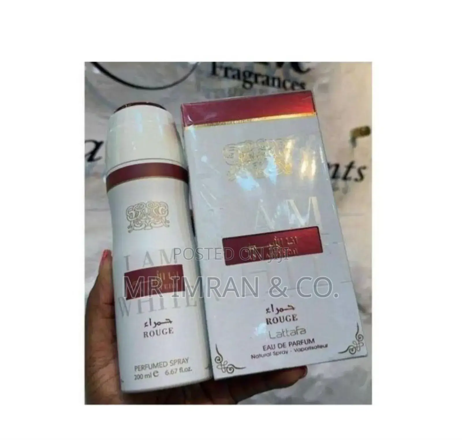 Lattafa Ana Abiyedh I Am White Poudree Perfumed Body Spray