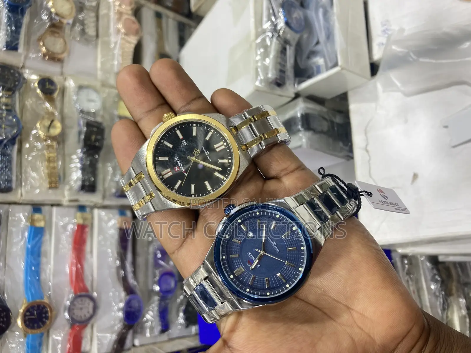 Unisex Naviforce Metallic Watches