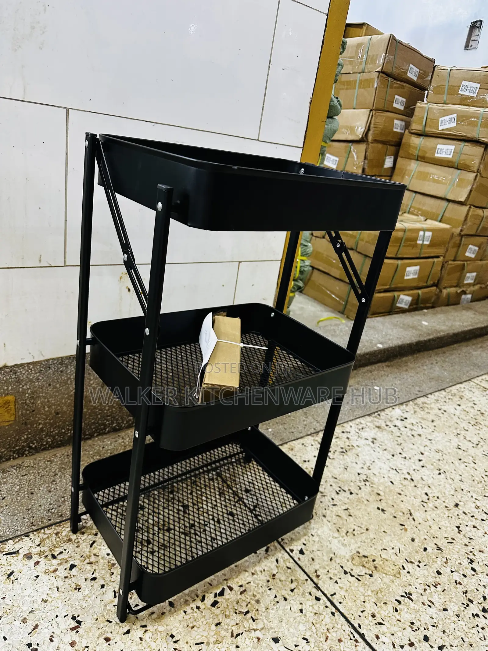 3~Tier Foldable Versatile Kitchen Rack