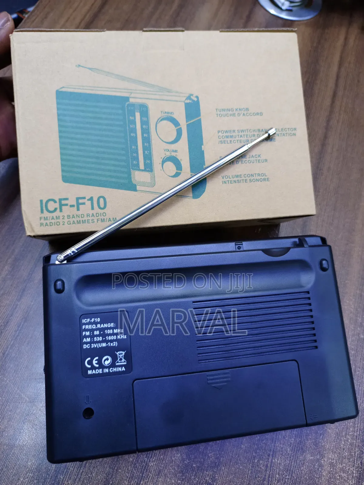 2-Band Portable Radio Icf-F10