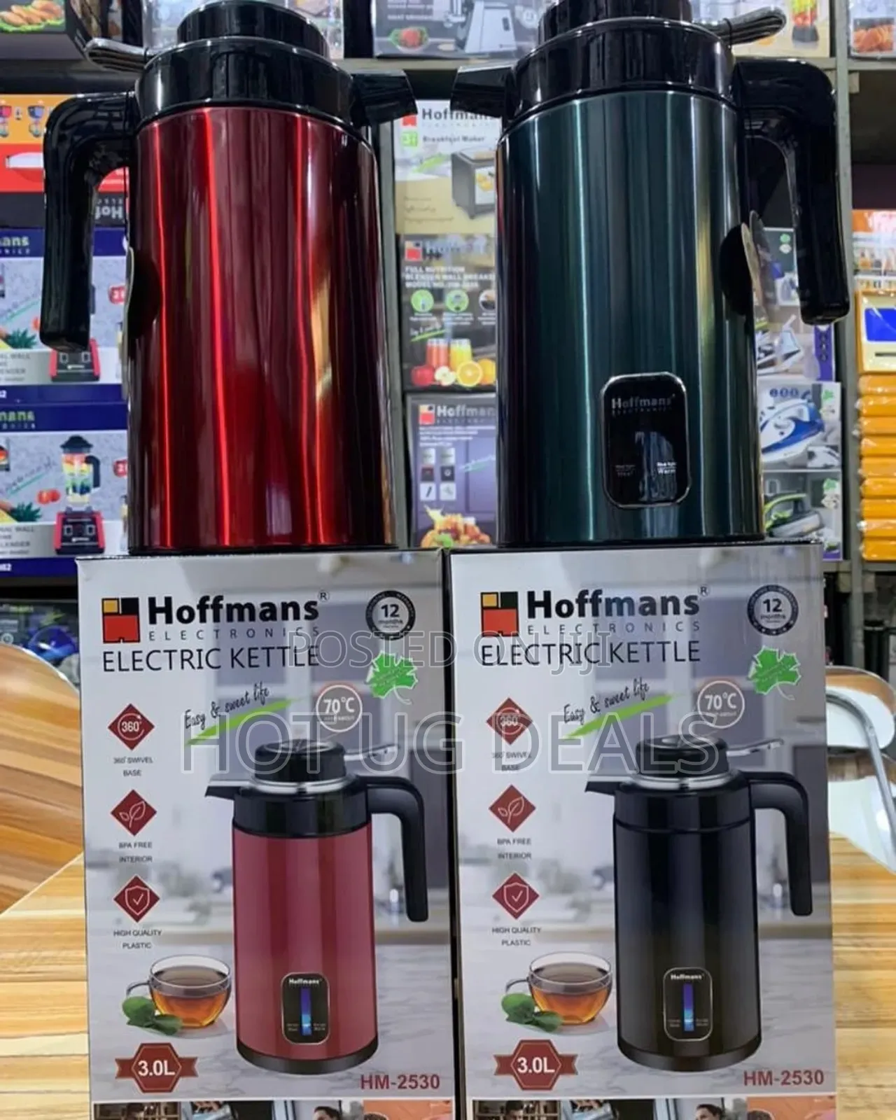 Hoffmans 3l Pacolator(Water Heater)And Flask