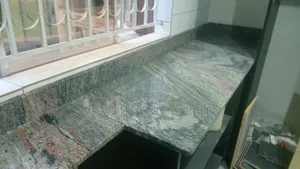 Polished Wave Gray Granite Countertops
