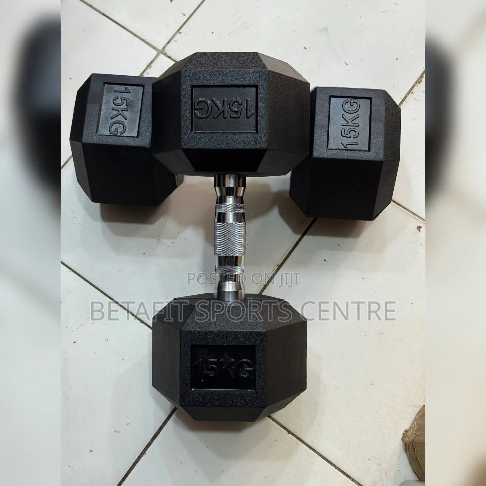 Hexagon Dumbbells 15kg Pair
