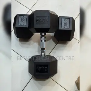 Hexagon Dumbbells 15kg Pair
