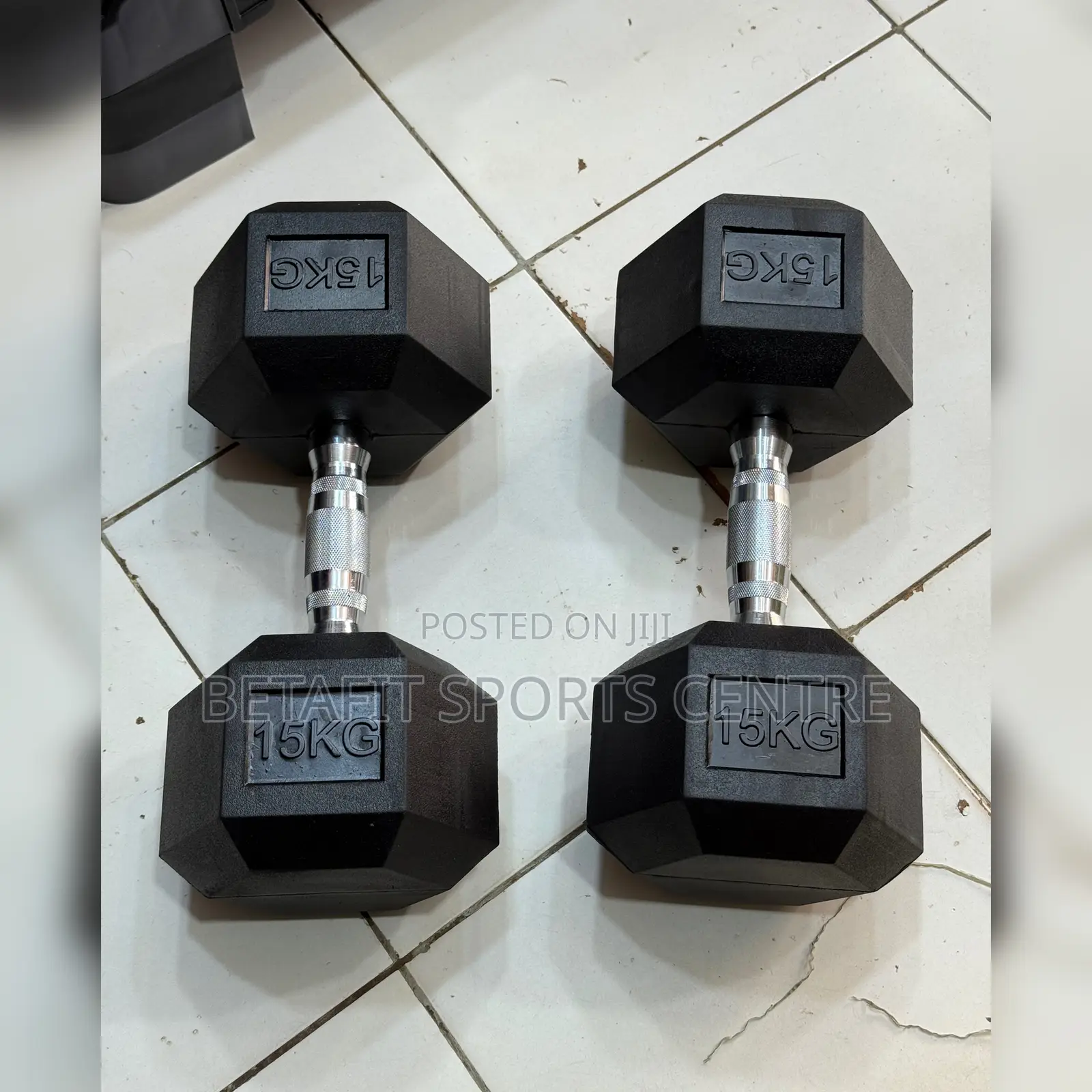 Hexagon Dumbbells 15kg Pair