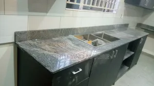 Polished Wave Gray Granite Countertops