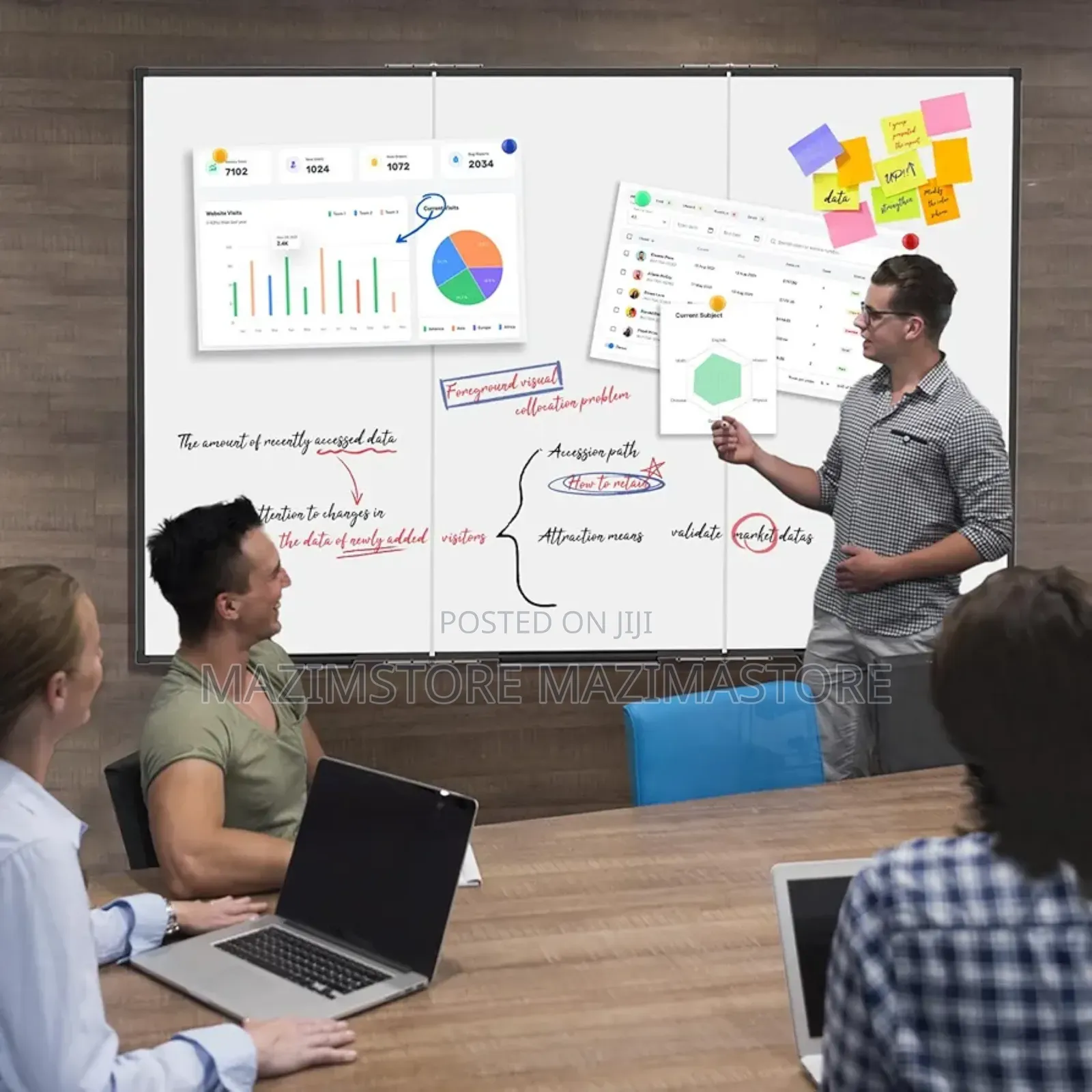 Magnetic Whiteboard 120cm X 150cm