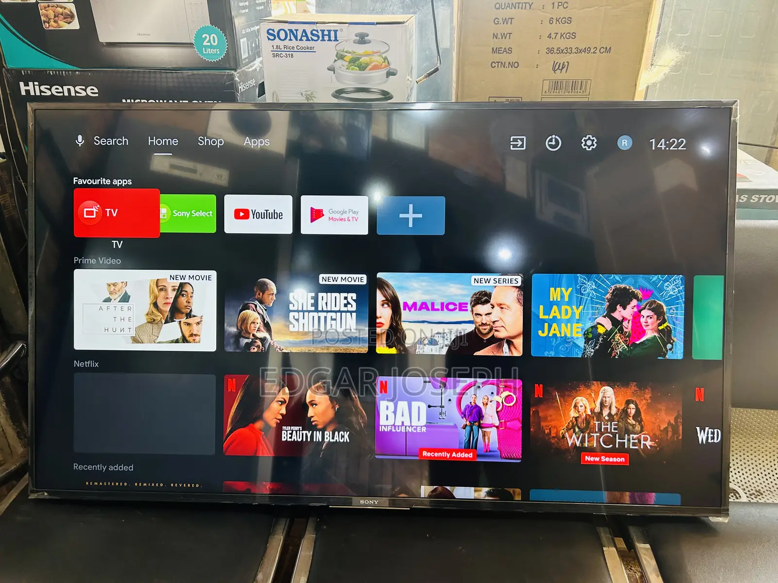 Sony 55 Smart T.V