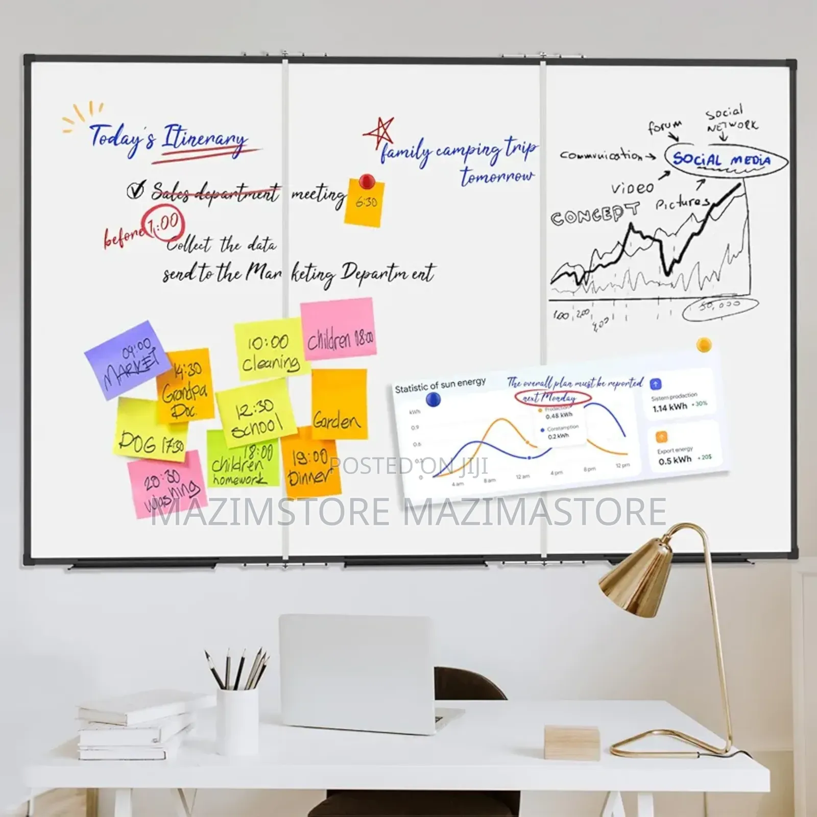 Magnetic Whiteboard 60cm X 90cm
