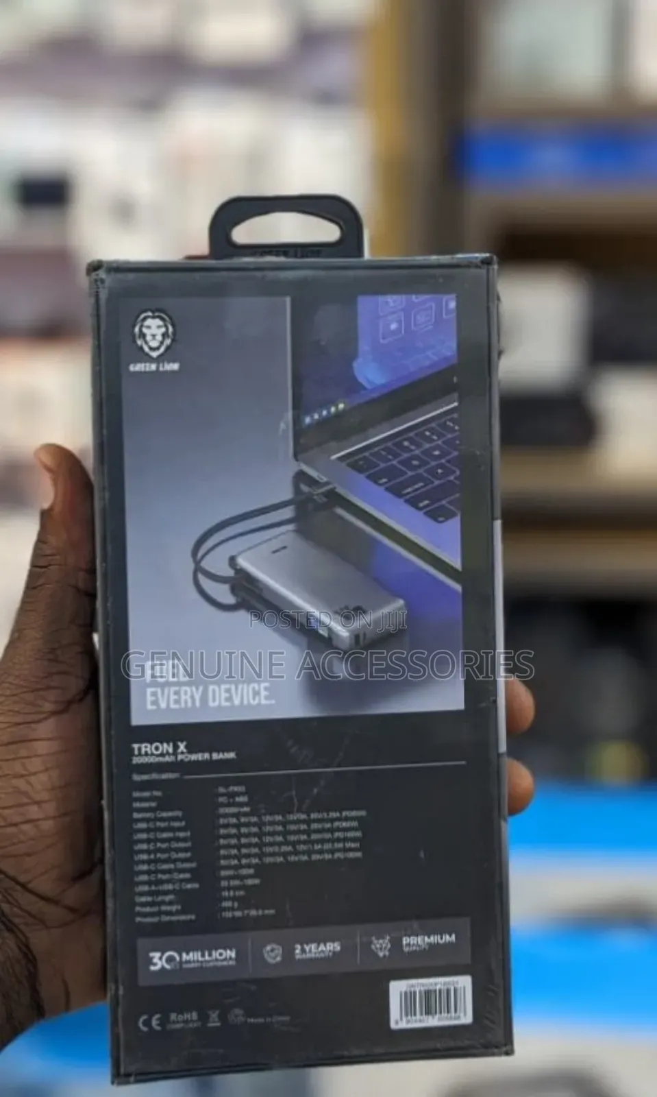 Greenlion Tron X 20000amh Laptop Powerbank