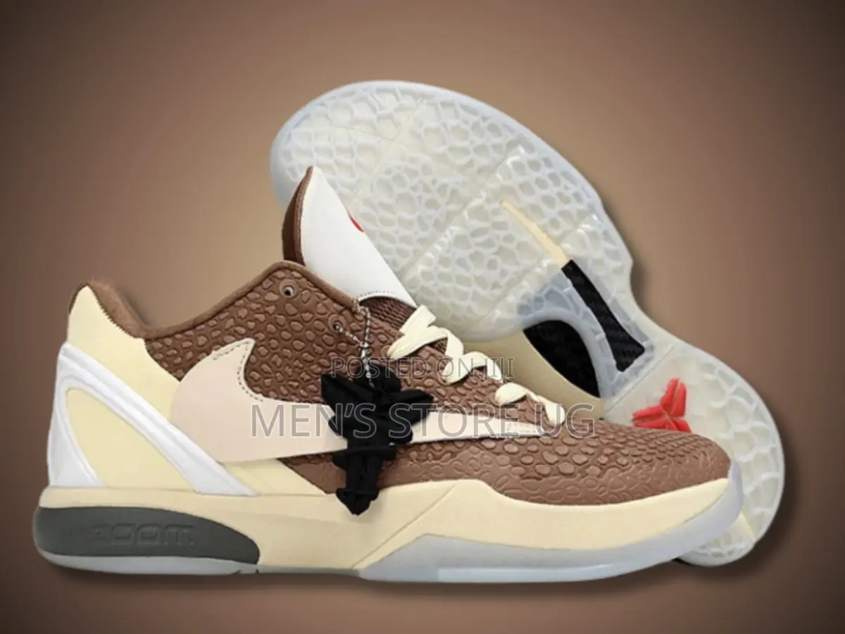 "Travis Scott X Nike Kobe 6 Protro ‘Reverse Mocha’"  Basketball Shoes