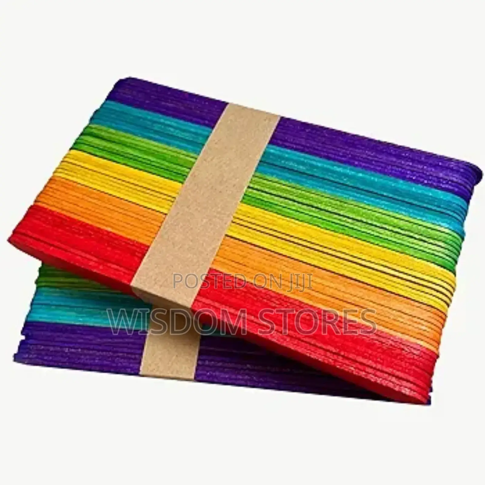 Colored Wooden Ice Cream Sticks