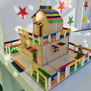 Colored Wooden Ice Cream Sticks