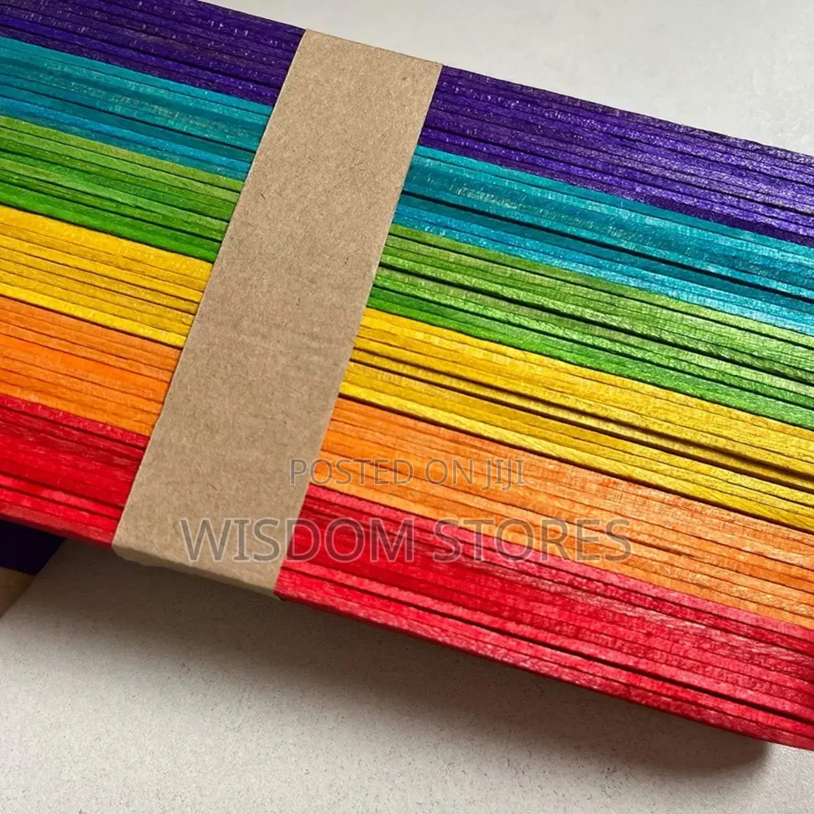 Colored Wooden Ice Cream Sticks