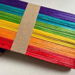 Colored Wooden Ice Cream Sticks