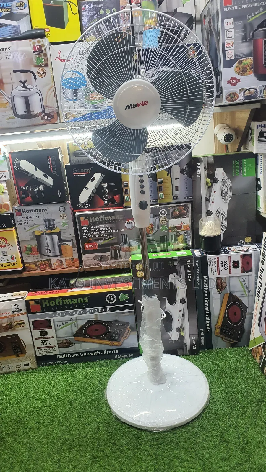 Mewe Stand Fan With Timer