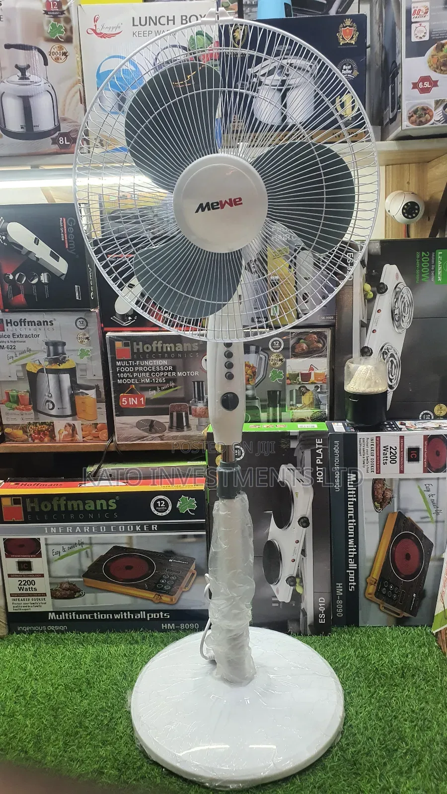 Mewe Stand Fan With Timer