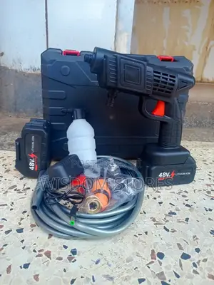 Portable High-Pressure Washer.