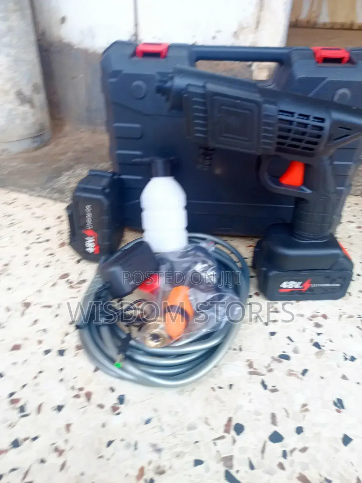 Portable High-Pressure Washer.
