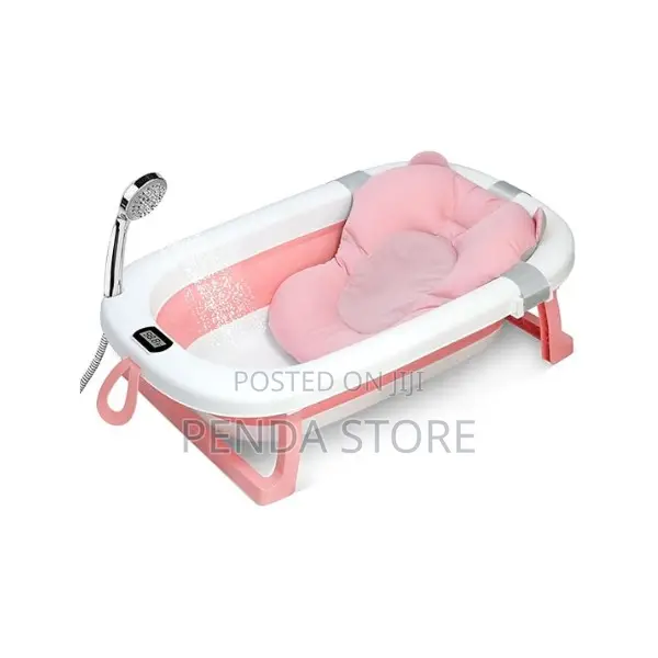 Pink Foldable Baby Basin – Handy and Portable Foldable Baby Basin