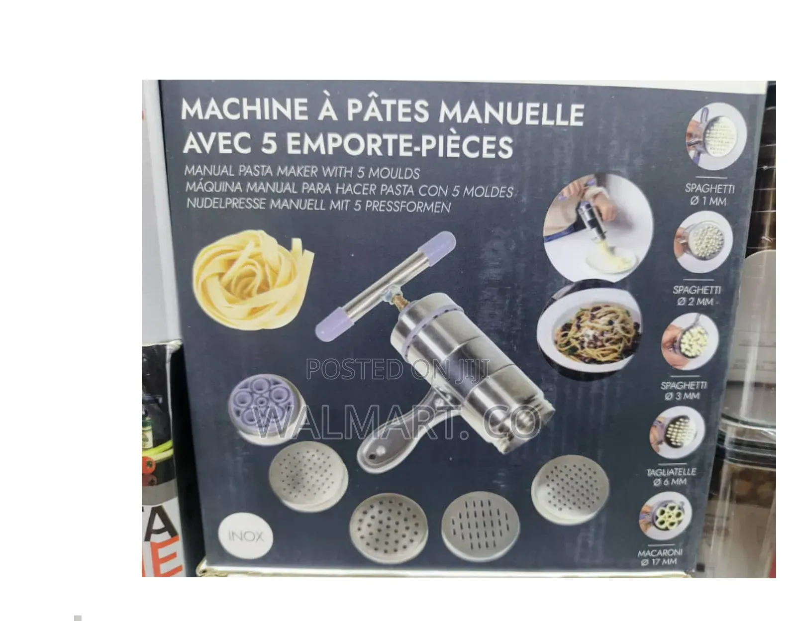 Stainless Steel Manual Pasta Maker Machine