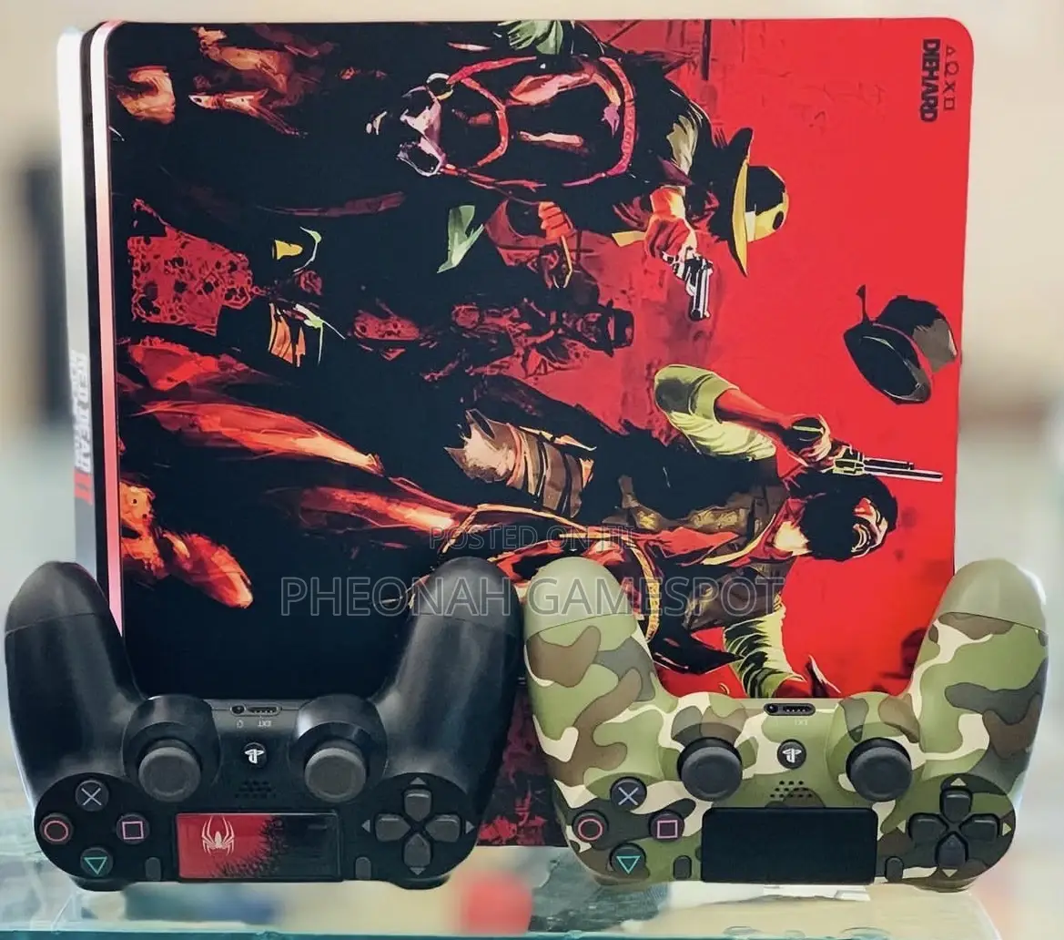 Ps4 Unit With Two Controllers, 20 Games Ready, Crafted for Gamers.