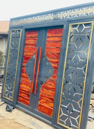 Pogala Sliidiing Door Mahogany Design
