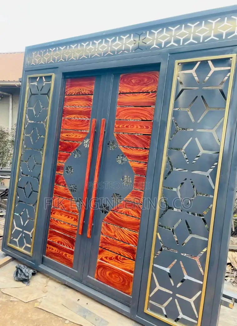 Pogala Sliidiing Door Mahogany Design