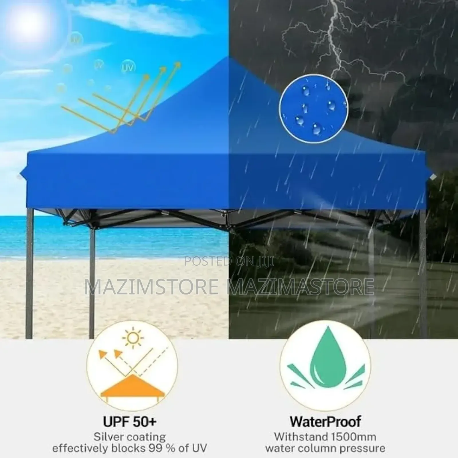 2*2 Meters Foldable Adjustable Gazebo Tent