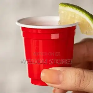 Red Party Shot Glasses -Set of 20 Pieces