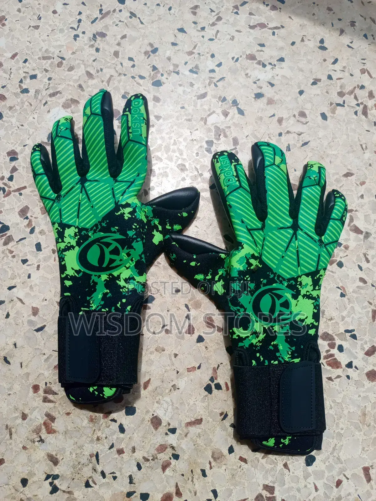 Gk Pro Green Football Gloves