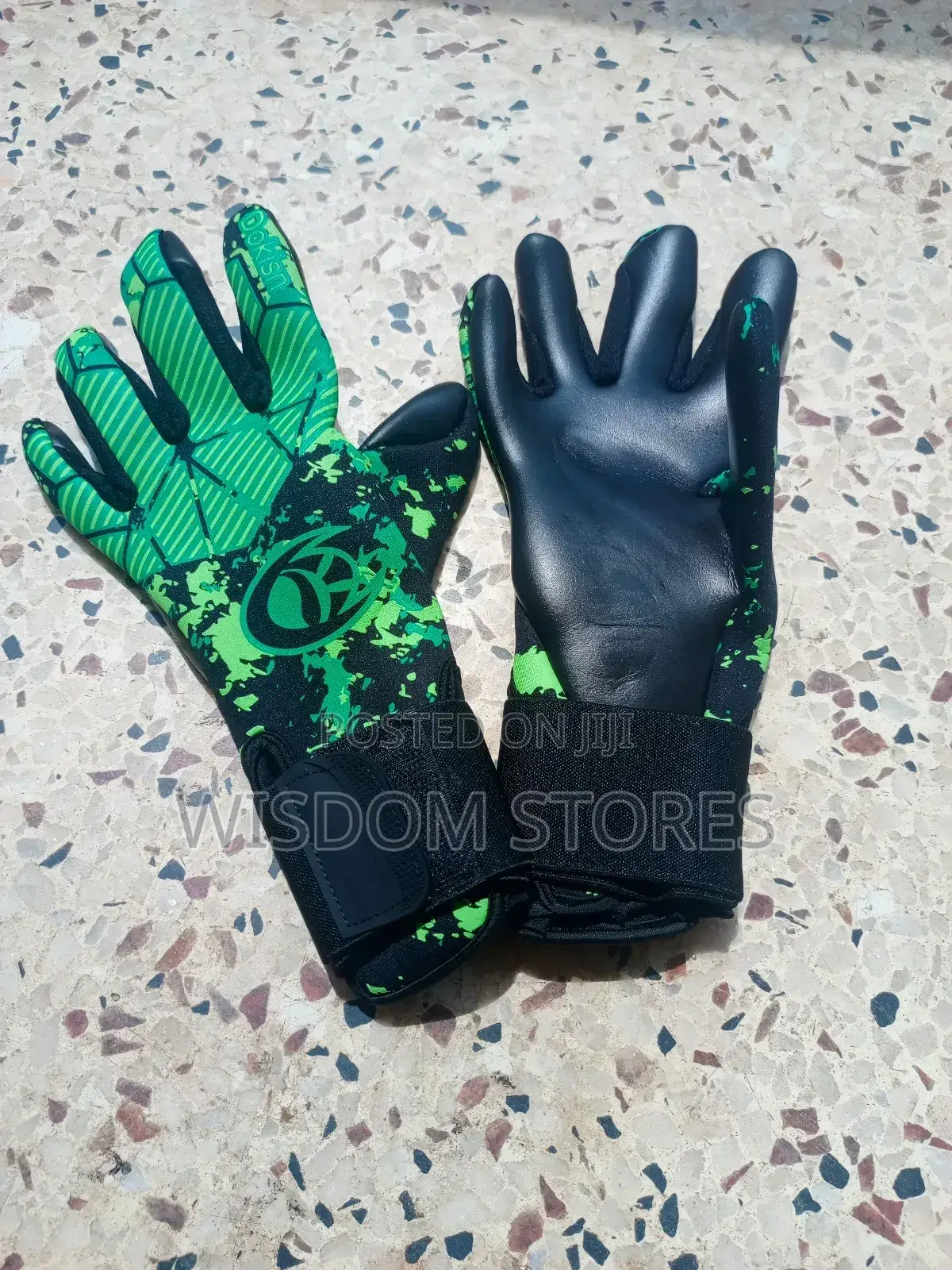 Gk Pro Green Football Gloves